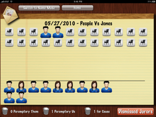 Juror Seating Chart