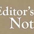 Editor's note for January 2012.